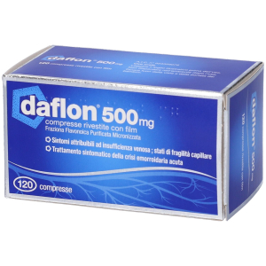 daflon 120 compresse rivestite 500 mg bugiardino cod: 023356076 