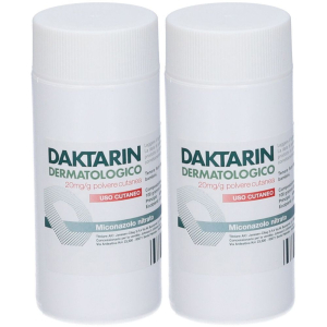 Compra Online daktarin dermatologico polvere cutanea infezioni della pelle set da 2 e Trova il miglior prezzo