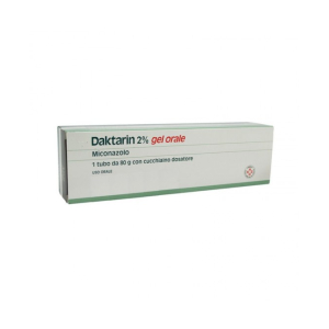 daktarin gel orale 80g 20mg/g bugiardino cod: 046608016 