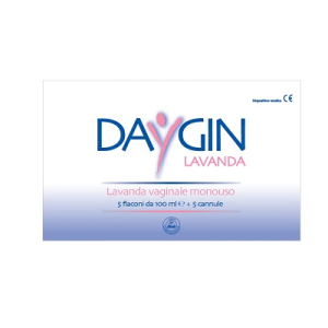 daygin lavanda vaginale 5 flaconi 100 ml + 5 bugiardino cod: 900472541 