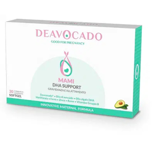 Compra Online deavocado mami dha support integratore per gravidanza e allattamento 30 softgels e Trova il miglior prezzo