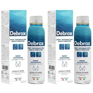 Compra Online debrox spray isotonico per naso e orecchie 2x125 ml nasale e Trova il miglior prezzo