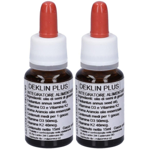 Compra Online deklin plus 15 ml 2x15 ml gocce orali e Trova il miglior prezzo