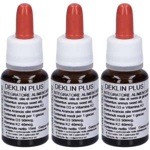 Compra Online deklin plus 15 ml 3x15 ml gocce orali e Trova il miglior prezzo