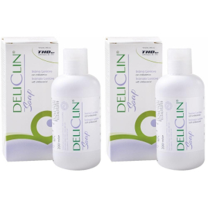 Compra Online deliclin soap detergente intimo lenitivo con antibatterico 200 ml 2x20 e Trova il miglior prezzo