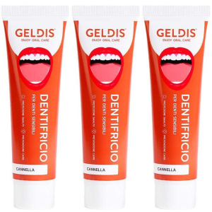 Compra Online dentifricio geldis per denti sensibili – cannella 100ml 3x100 ml e Trova il miglior prezzo
