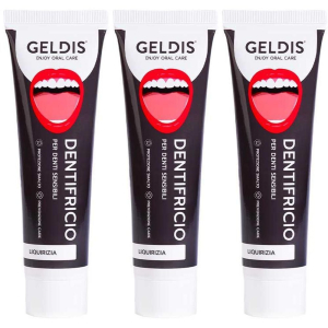 Compra Online dentifricio geldis per denti sensibili – liquirizia 100ml 3x100 ml e Trova il miglior prezzo