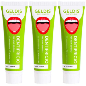 Compra Online dentifricio geldis per denti sensibili – mela verde 100ml 3x100 ml e Trova il miglior prezzo