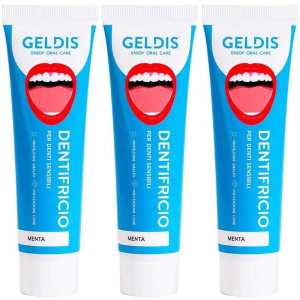 Compra Online dentifricio geldis per denti sensibili – menta 100ml 3x100 ml e Trova il miglior prezzo