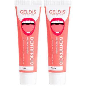 Compra Online dentifricio geldis per denti sensibili – pesca 100ml 2x100 ml e Trova il miglior prezzo