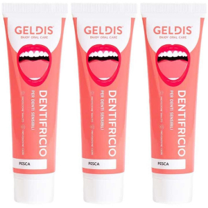 Compra Online dentifricio geldis per denti sensibili – pesca 100ml 3x100 ml e Trova il miglior prezzo