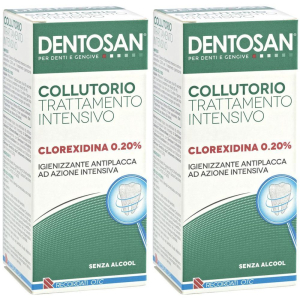 Compra Online dentosan® collutorio trattamento intensivo set da 2 2x200 ml collutori e Trova il miglior prezzo