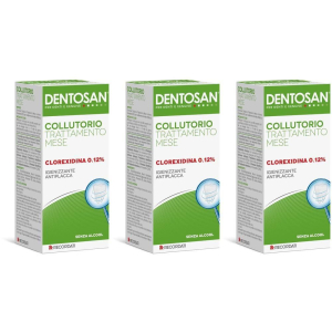 Compra Online dentosan® collutorio trattamento mese 3x200 ml e Trova il miglior prezzo