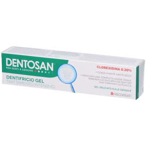 Compra Online dentosan® dentifricio gel trattamento intensivo 4x75 ml e Trova il miglior prezzo