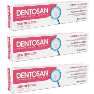 Compra Online dentosan dentifricio sensitive 3x75 ml e Trova il miglior prezzo