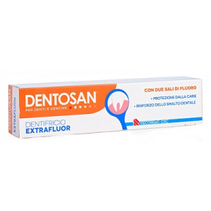 dentosan extrafluor dentifricio 75 ml bugiardino cod: 901188591 