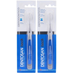 Compra Online dentosan® tech spazzolino ortondontico 2x1 pz da denti e Trova il miglior prezzo