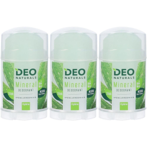 Compra Online deonaturals mineral deo stick con aloe vera 3x100 g e Trova il miglior prezzo