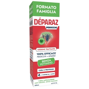 Compra Online Deparaz lozione anti pidocchi formato famiglia, 200ml e Trova il miglior prezzo