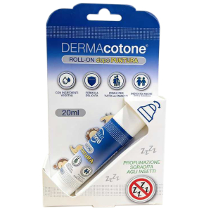 Compra Online dermacotone roll-on dopopuntura con ingredienti vegetali per tutta la famiglia 20ml e Trova il miglior prezzo