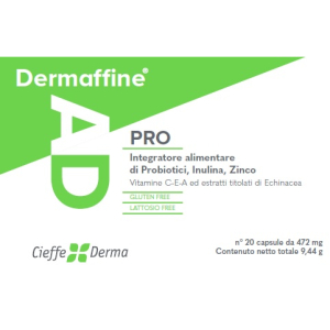 Dermaffine ad pro integratore per pelle difese immunitarie e benessere intestinale 20 capsule