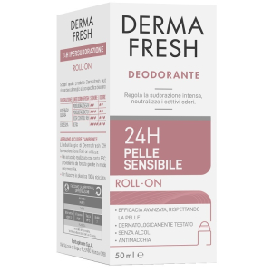 Compra Online dermafresh 24h pelle sensibile roll-on - effetto freschezza e protezione da cattivi odori - 50 ml e Trova il miglior prezzo