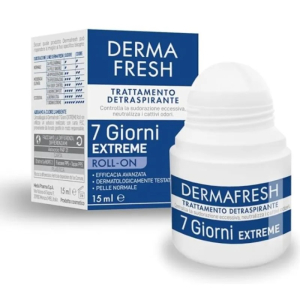 Dermafresh deodorante 7 giorni extreme roll on - trattamento detraspirante per sudorazione intensa - 15 ml