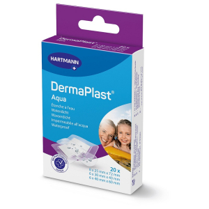 Compra Online dermaplast aqua cerotti resistenti all'acqua 3 formati 20 pezzi e Trova il miglior prezzo