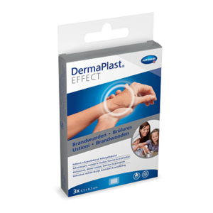 dermaplast effervescenti ustioni 3 pezzi bugiardino cod: 974167773 