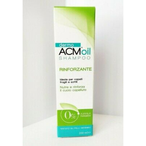 dermoacm oil shampoo rinforzante 200 ml bugiardino cod: 973198690 