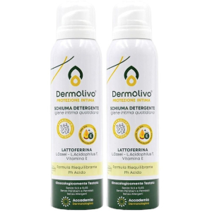 Compra Online dermolivo schiuma detergente ginecologica 150 ml 2x150 ml e Trova il miglior prezzo