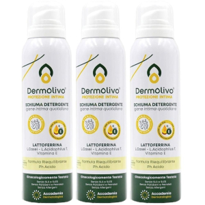 Compra Online dermolivo schiuma detergente ginecologica 150 ml 3x150 ml e Trova il miglior prezzo