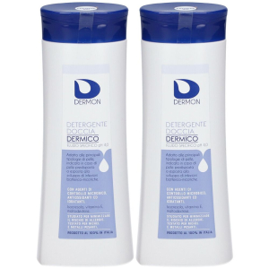 Compra Online dermon detergente doccia dermico ph 4,0 set da 2 2x250 ml gel detergen e Trova il miglior prezzo