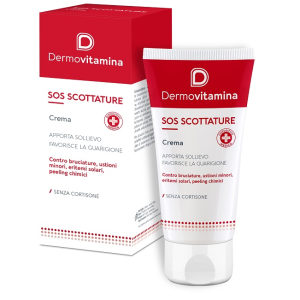 Dermovitamina sos scottature crema lenitiva per scottature e eritemi solari 150 ml