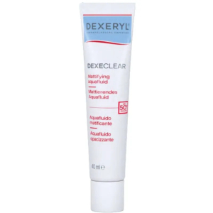 Dexeryl dexeclear acquafluido opacizzante spf50 per pelle grassa 40 ml