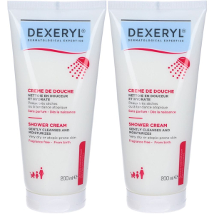 Compra Online dexeryl doccia crema set da 2 2x200 ml gel doccia e Trova il miglior prezzo