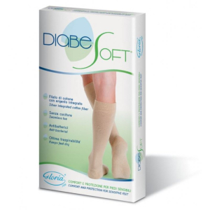 diabesoft calzino nero xl bugiardino cod: 971066980 