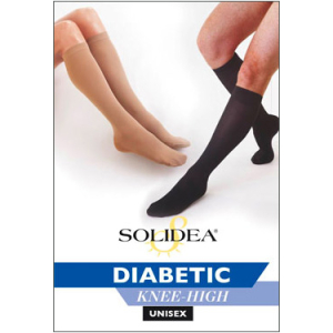 diabetic knee-high bianco 3-l bugiardino cod: 971926050 