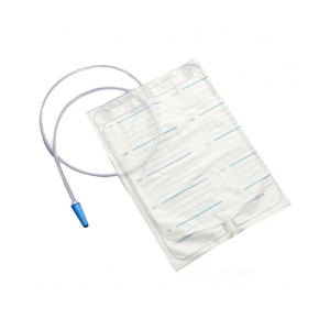 Diacare sacca urina da letto senza rubinetto e antireflusso 2 litri tubo 130cm 1 pezzo