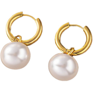 Diamond orecchino pearl