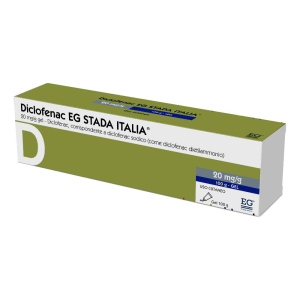 diclofenac eg*gel 100g 20mg/g bugiardino cod: 050574045 