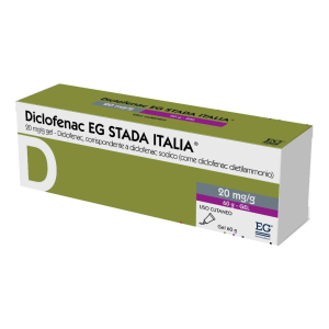 diclofenac eg*gel 60g 20mg/g bugiardino cod: 050574033 