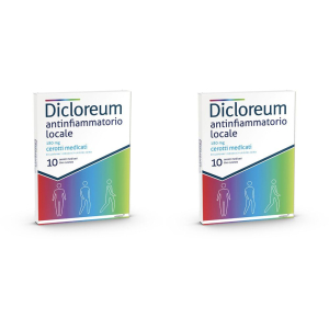 Compra Online dicloreum antinfiammatorio locale 10 cerotti medicati set da 2 2x10 pz e Trova il miglior prezzo