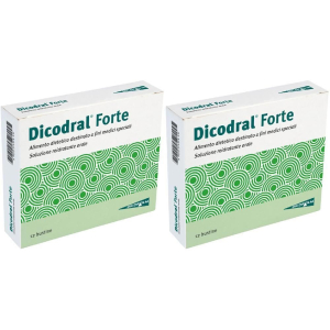 Compra Online dicofarm dicodral forte 2x12x5,5 g polvere per soluzione orale e Trova il miglior prezzo