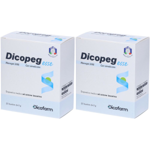 Compra Online dicofarm dicopeg esse bustine set da 2 2x20x5 g polvere per soluzione e Trova il miglior prezzo