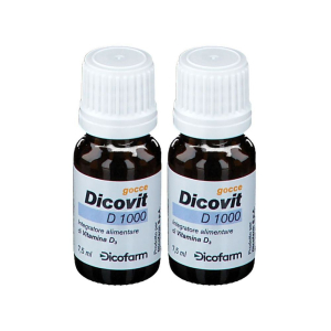 Compra Online dicofarm dicovitd 1000 gocce set da 2 2x7,5 ml gocce e Trova il miglior prezzo
