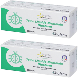 Compra Online dicofarm talco liquido mentolato 2x100 ml e Trova il miglior prezzo