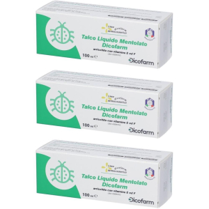 Compra Online dicofarm talco liquido mentolato 3x100 ml e Trova il miglior prezzo
