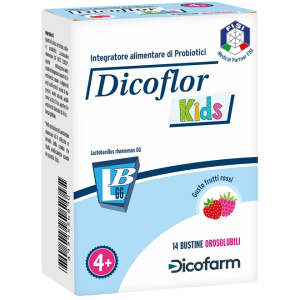 dicoflor kids 18 bustine bugiardino cod: 945222812 