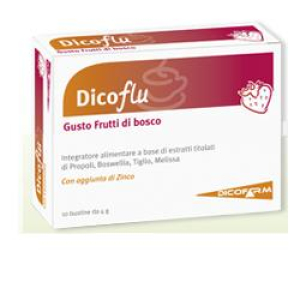 dicofarm dicoflu frutti bosco 10 bustine bugiardino cod: 931945125 